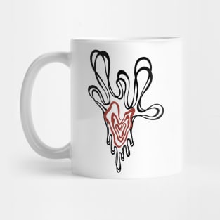 Gooped heart Mug